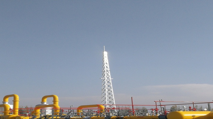 西安西户天然气有限公司秦镇门站建设项目避雷塔安装工程