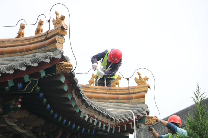 陕西西安碑林博物馆关键防雷接地工程