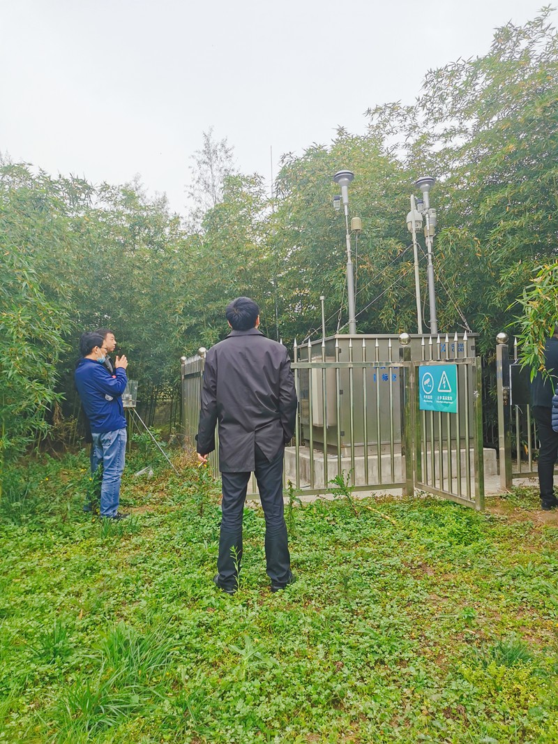 竣工验收|中节能空气监测站防雷工程