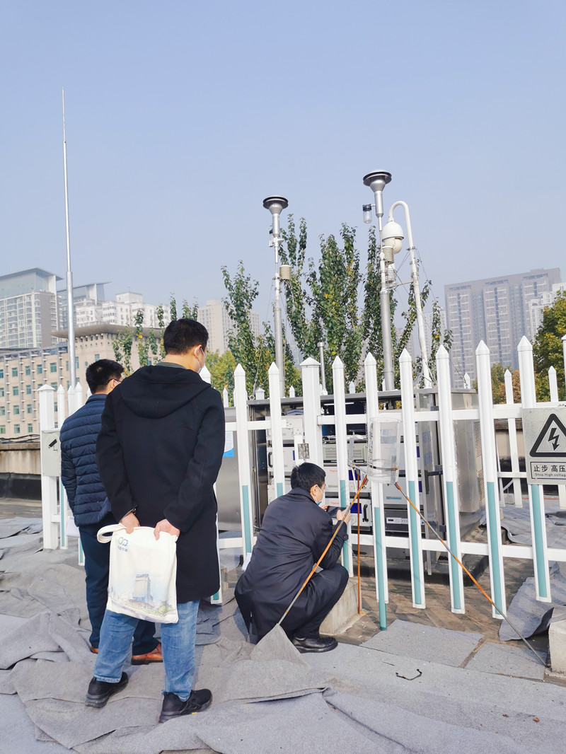 竣工验收|中节能空气监测站防雷工程